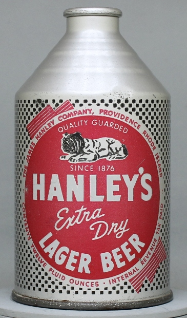 Hanley Extra Dry Lager Beer Crowntainer