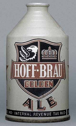 Hoff-brau Golden Ale Crowntainer