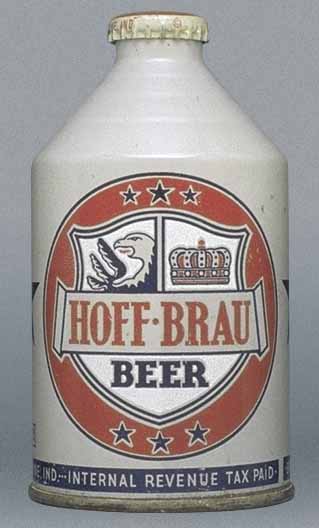 Hoff-brau Beer Crowntainer