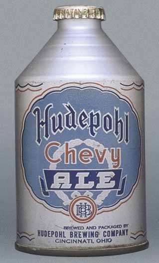 Hudepohl Chevy Ale Crowntainer