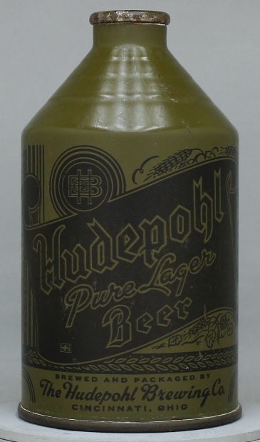 Hudepohl Pure Lager Beer Crowntainer