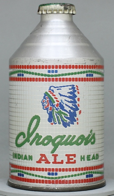Iroquois Indian Head Ale Crowntainer