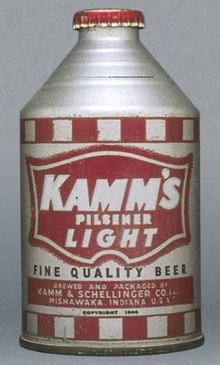 Kamm's Pilsener Light Beer Crowntainer