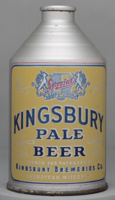 Kingsbury Pale Beer Crowntainer