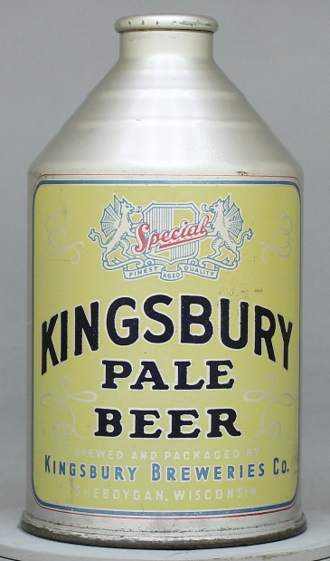 Kingsbury Pale Beer Crowntainer