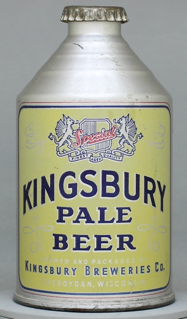 Kingsbury Pale Beer Crowntainer