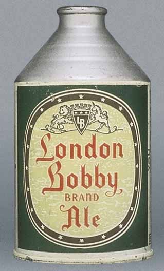 London Bobby Brand Ale Crowntainer