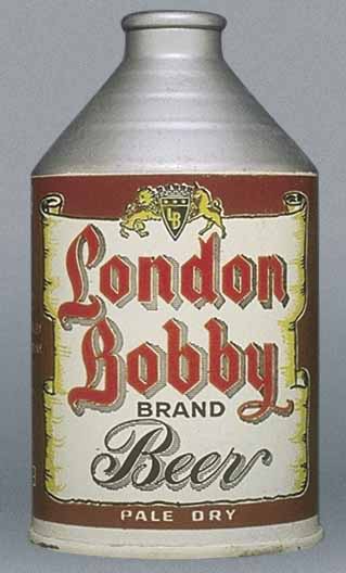 London Bobby Brand Beer Crowntainer