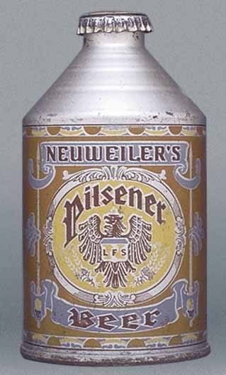 Neuweiler's Pilsener Beer Crowntainer