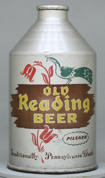 Old Reading Pilsner Beer Crowntainer