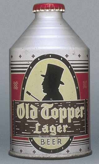 Old Topper Lager Beer Crowntainer
