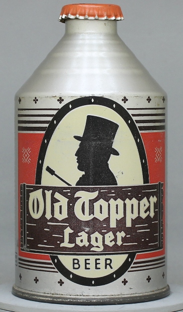 Old Topper Lager Beer Crowntainer