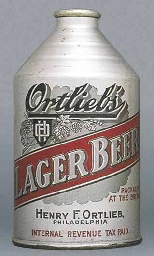 Ortlieb's Lager Beer Crowntainer