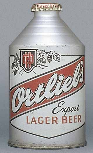 Ortlieb's Export Lager Beer Crowntainer