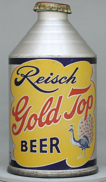 Reisch Gold Top Beer Crowntainer
