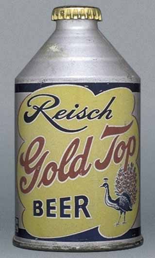 Reisch Gold Top Beer Crowntainer