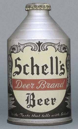 Schell's Deer Brand Beer Crowntainer