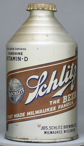 Schlitz Beer Crowntainer
