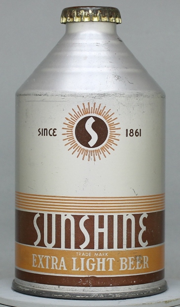 Sunshine Extra Light Beer Crowntainer