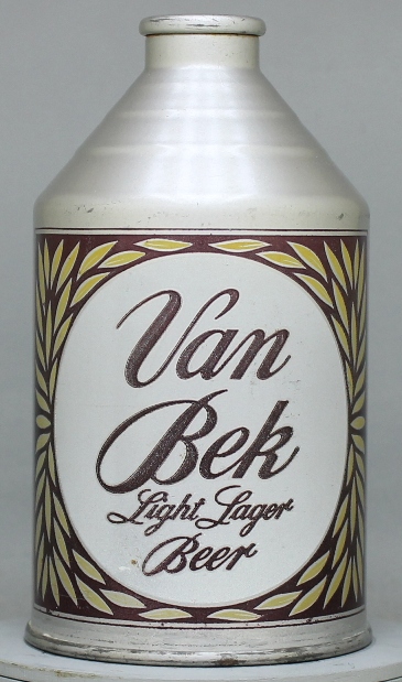 Van Bek Light Lager Beer Crowntainer