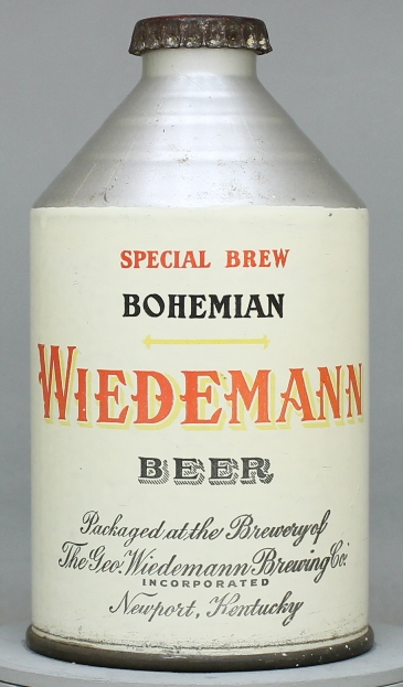Wiedemann Bohemiam Special Brew Beer Crowntainer