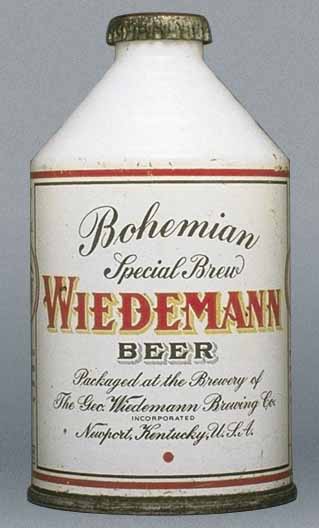 Wiedemann Bohemiam Special Brew Beer Crowntainer