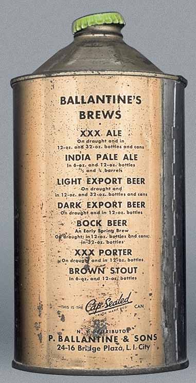 Ballantine's XXX Ale Quart