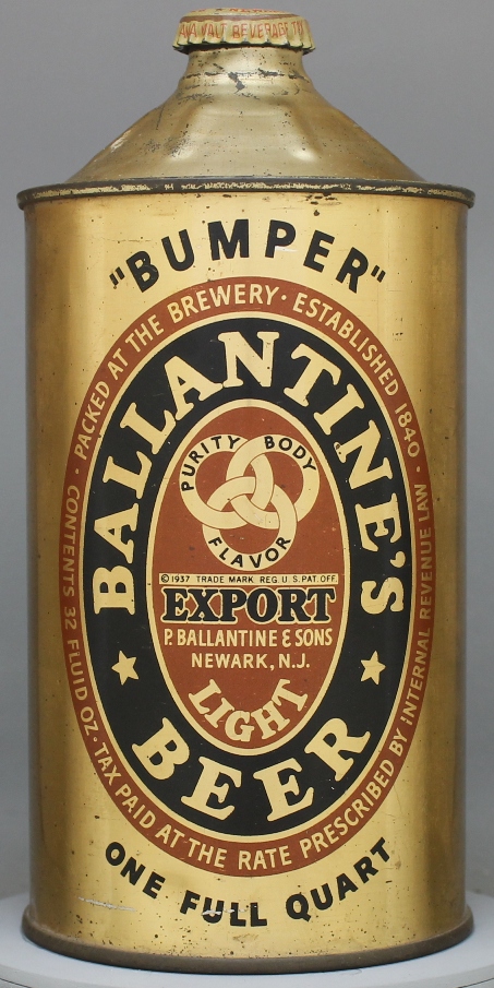 Ballantine's Export Light Beer Quart Can