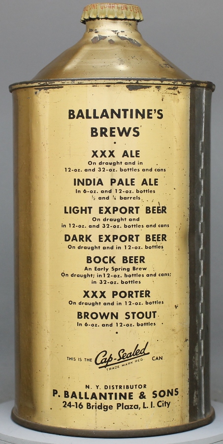 Ballantine's Export Light Beer Quart