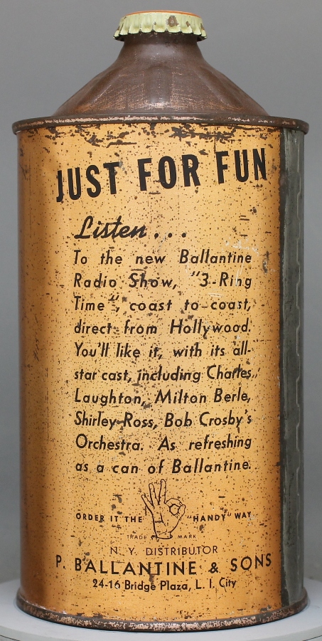 Ballantine's Export Light Beer Quart
