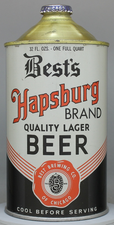 Best's Hapsburg Brand Quality Beer Quart