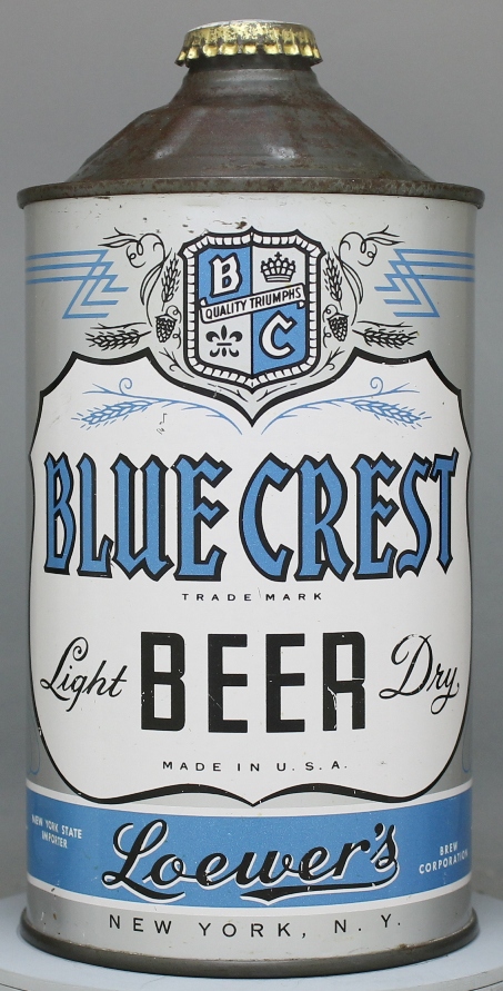Blue Crest Light Dry Beer Quart