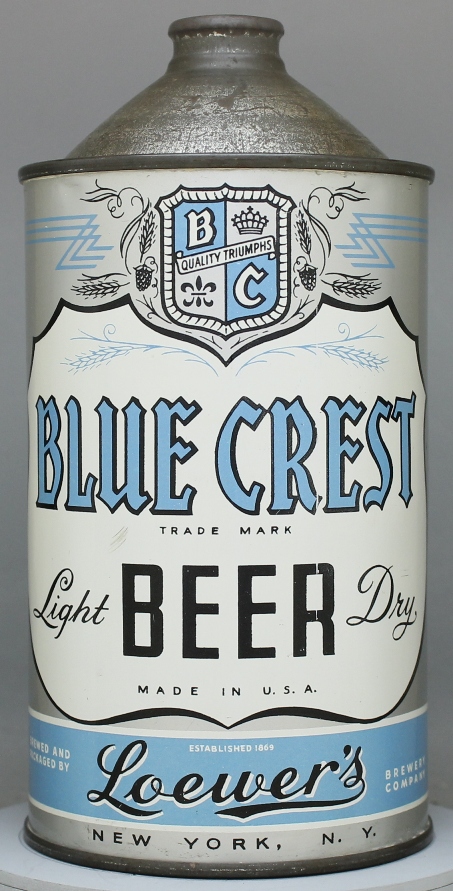Blue Crest Light Dry Beer Quart