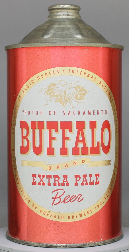 Buffalo Brand Extra Pale Beer Quart