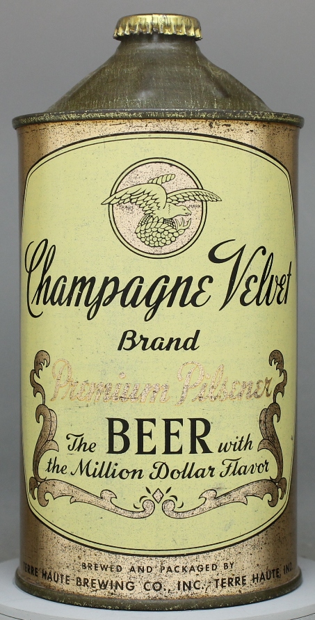 Champagne Velvet Brand Premium Pilsener Beer Quart