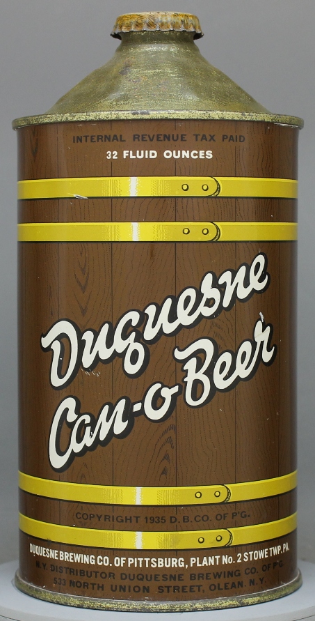 Duquesne Can-o-beer Beer Quart