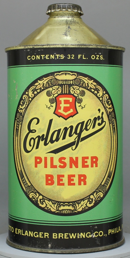 Erlanger's Pilsner Beer Quart