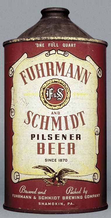 Furmann And Schmidt Pilsener Beer Quart