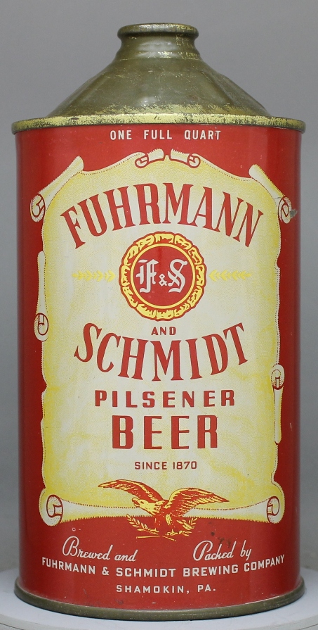 Furmann And Schmidt Pilsener Beer Quart