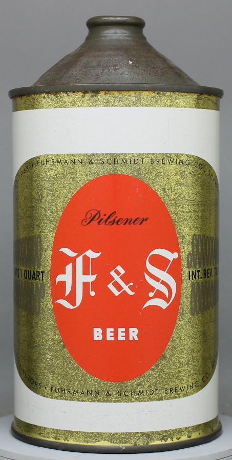 F & S Pilsener Beer Quart