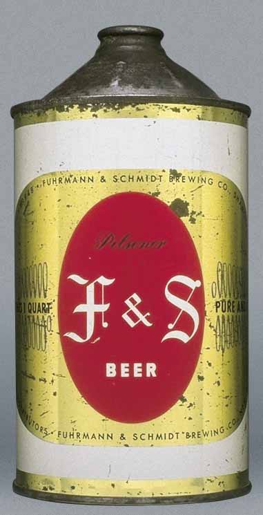 F & S Pilsener Beer Quart