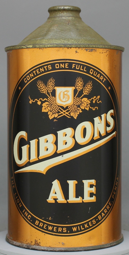 Gibbons Ale Quart