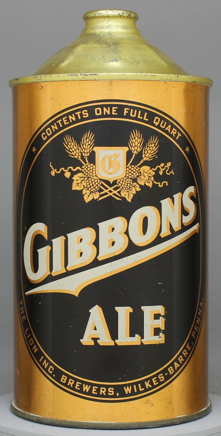 Gibbons Ale Quart