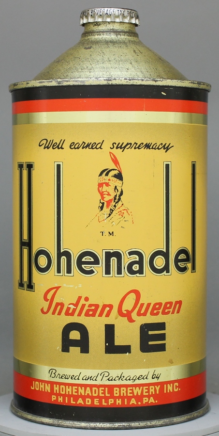 Hohenadel Indian Queen Ale Quart