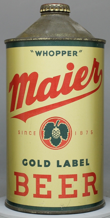 Maier Gold Label Beer Quart