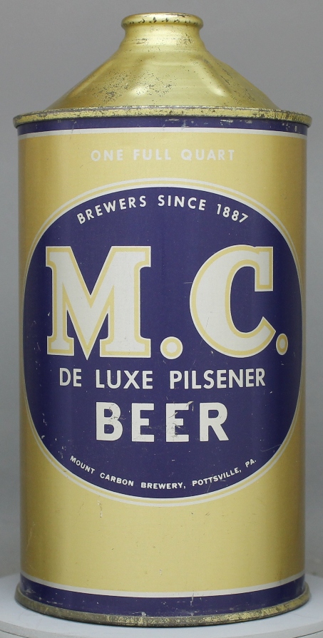 Mount Carbon Deluxe Pilsener Beer Quart