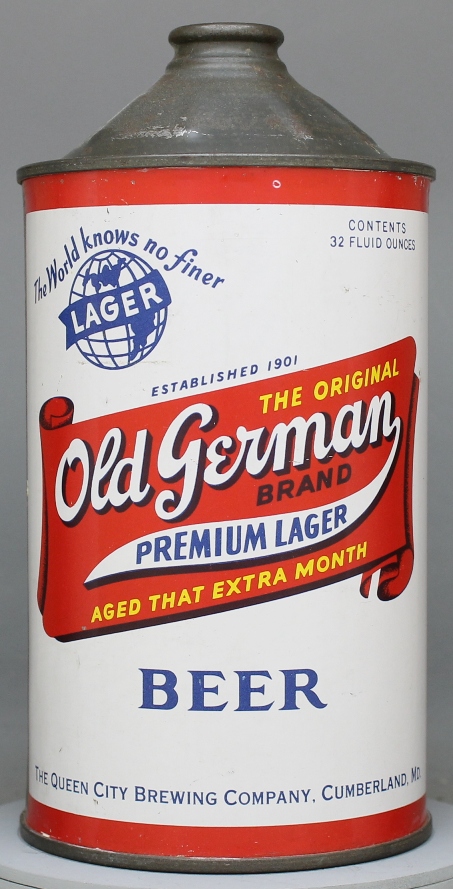 Old German Brand Premium Lager Beer Quart