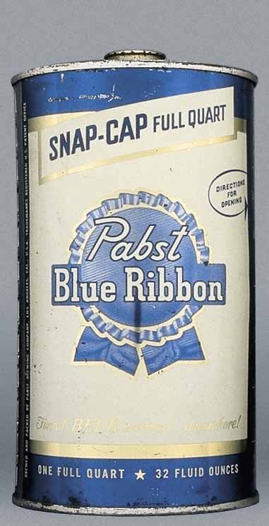 Pabst Blue Ribbon Beer Quart