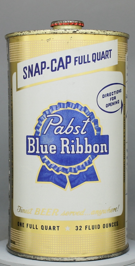 Pabst Blue Ribbon Beer Quart
