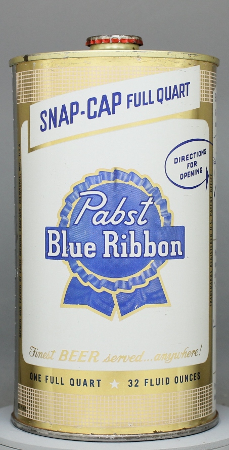 Pabst Blue Ribbon Beer Quart